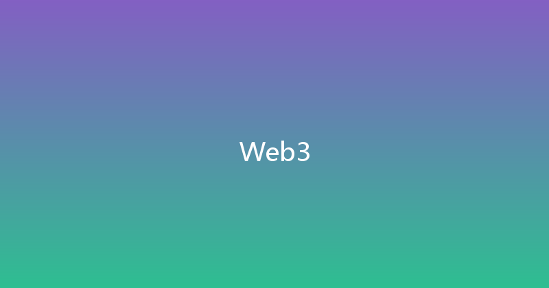 Web3 