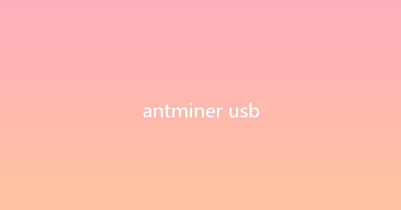 antminer usb 