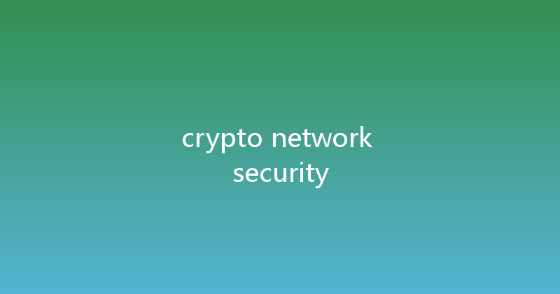 crypto network security 